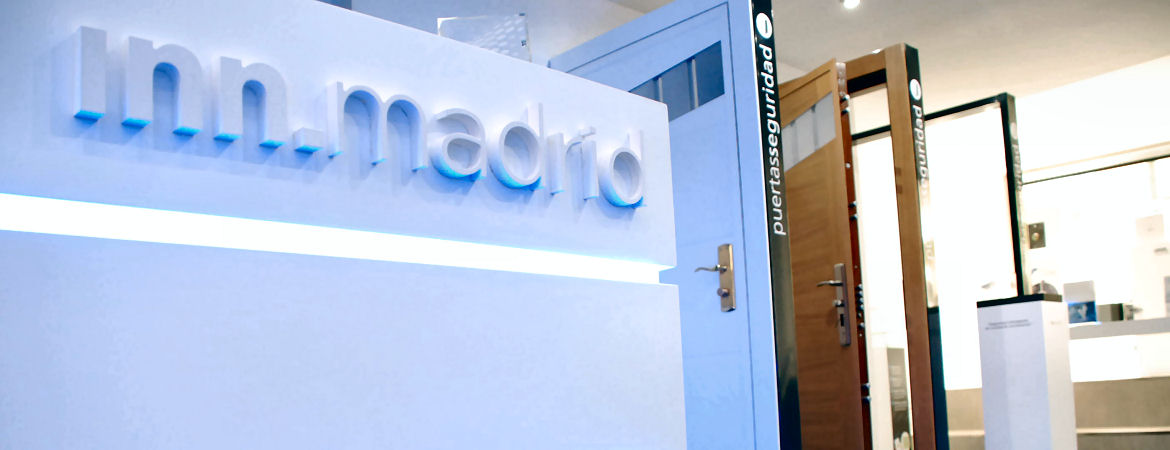 INN.GALLERY Security Point Madrid. Detalle interior