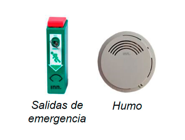 Alarmas para salidas de emergencia